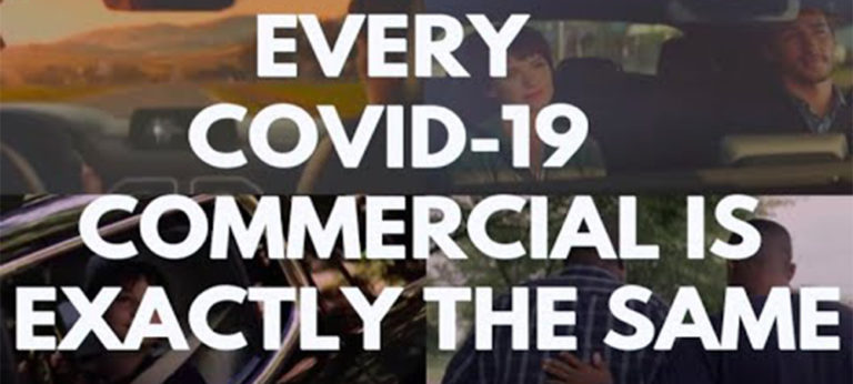 All Covid-19 adverts are the same (cue sombre piano music)